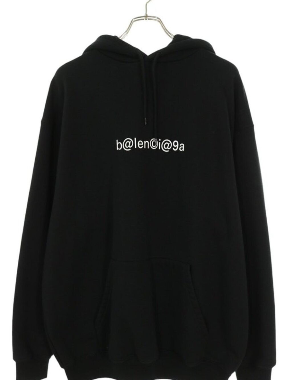 Balenciaga Front Logo Print Hoodie